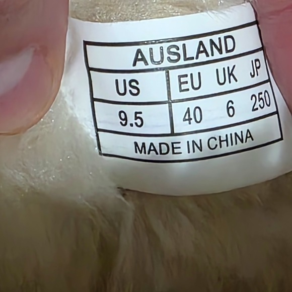 AUSLAND Women's Classic Winter Snow‎ Boots Brown Suede Fur Lined Tall 9.5 - Picture 9 of 9